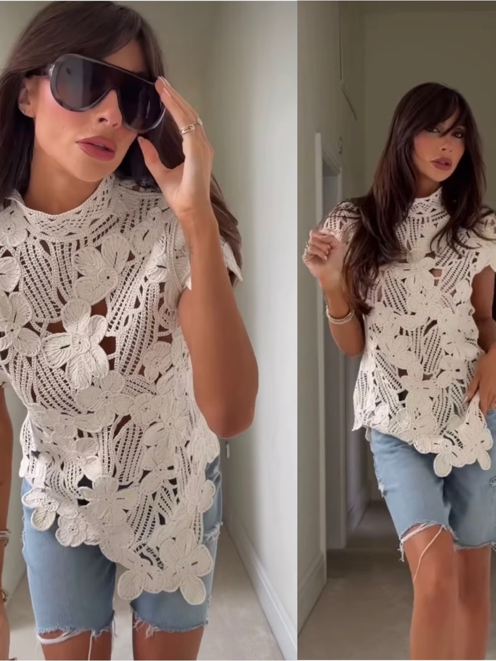 ZARA CROCHET TOP ZW COLLECTION